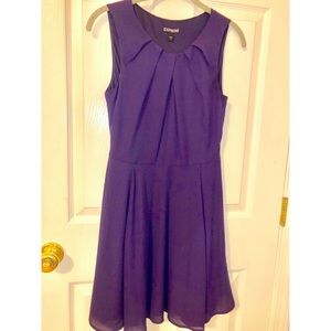Express Royal Purple Dress EUC